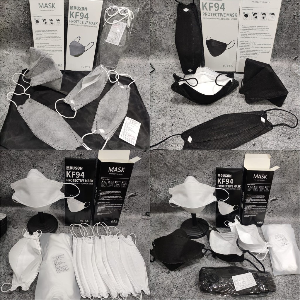 masker kf94 4ply mouson izin kemenkes masker kf94 korea isi 10pcs