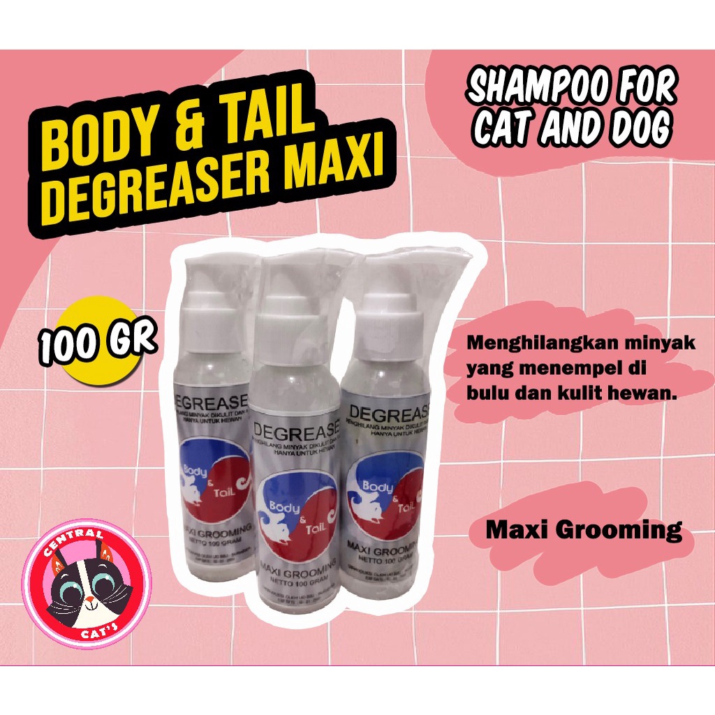 Jual Body & Tail Degreaser Maxi Grooming 100 Gram | Shopee Indonesia