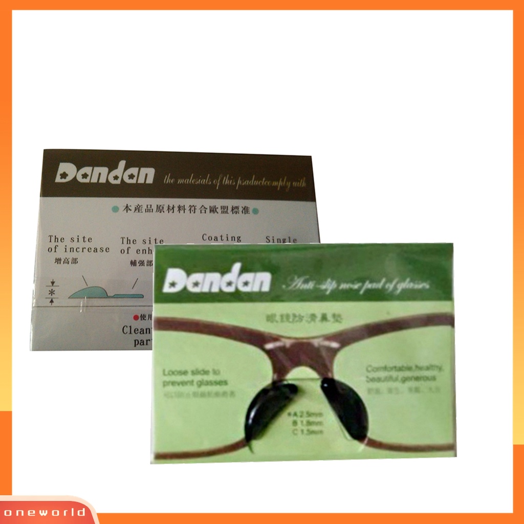 (ONWO) Bantalan Hidung Mini Anti Slip Bahan Silikon Untuk Telinga