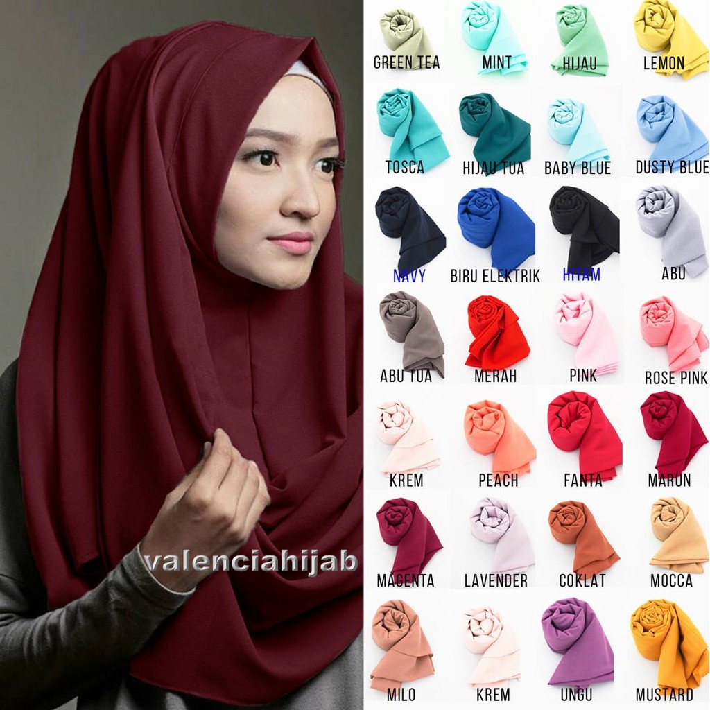 Pashmina Instan Valencia