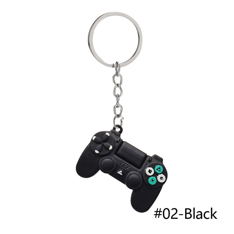 TK Creative Mini Game Console Controller Keychain Cartoon Model Joystick Handle Key Chain