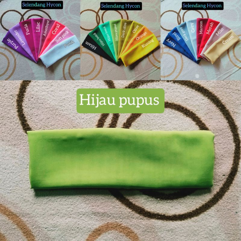 Selendang Hycon-Hijau pupus