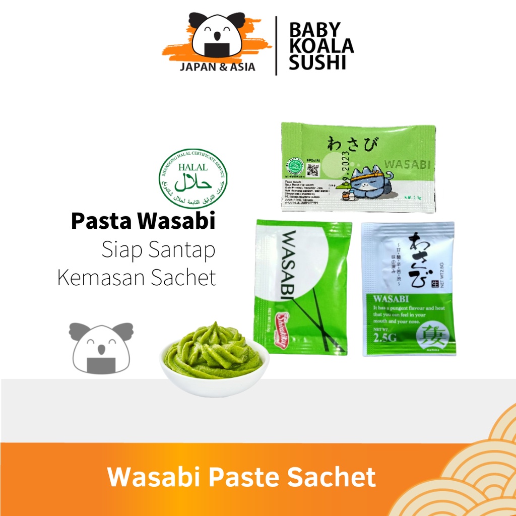 Wasabi Paste Sachet 2,5 g | Sushi Wasabi