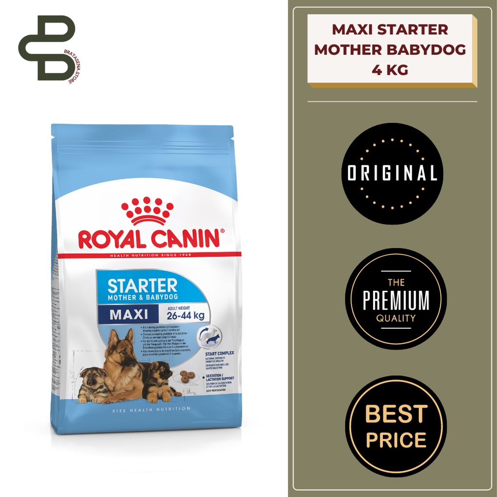 ROYAL CANIN MAXI STARTER MOTHER &amp; BABYDOG 4KG FRESHPACK