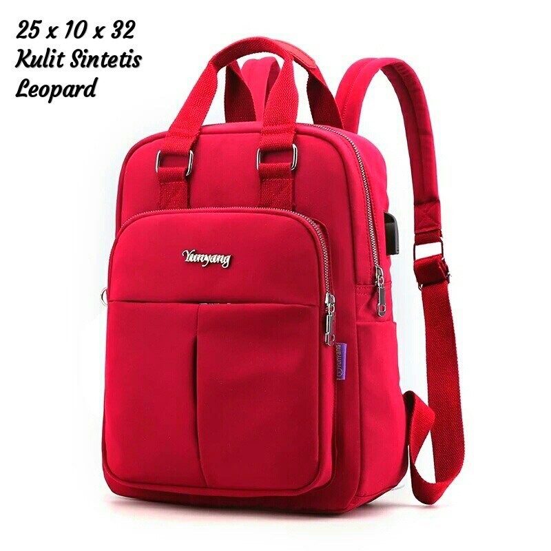 tas ransel wanita tas kulit wanita YUNYANG bags tas ransel fashion multifungsi simple elegant