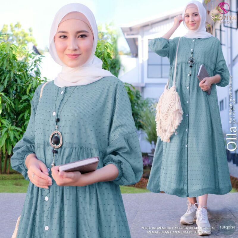 OLLA Midi Dress Ori by Shofiya❤