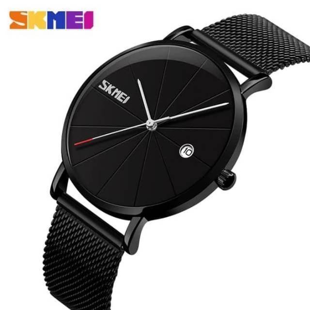 Jam skmei 9183 black original free paper box