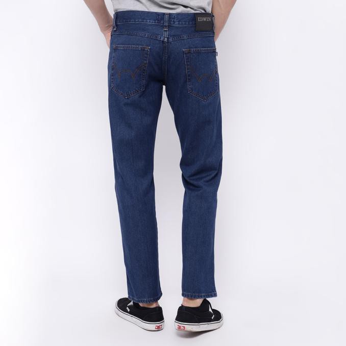 New Product Edwin Celana Jeans Reguler Fit Pria Panjang Blue 506-72-36 Free Ongkir