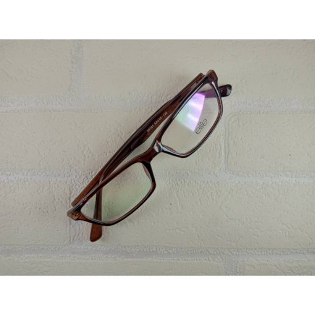 【COD】Kacamata Minus Kotak Coklat Transparan Pria Wanita | Paket kacamata plus minus cyl