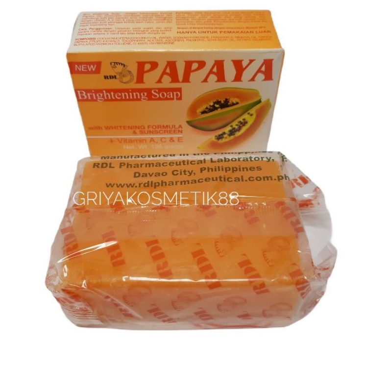 SABUN PAPAYA RDL ORIGINAL 135 GRAM