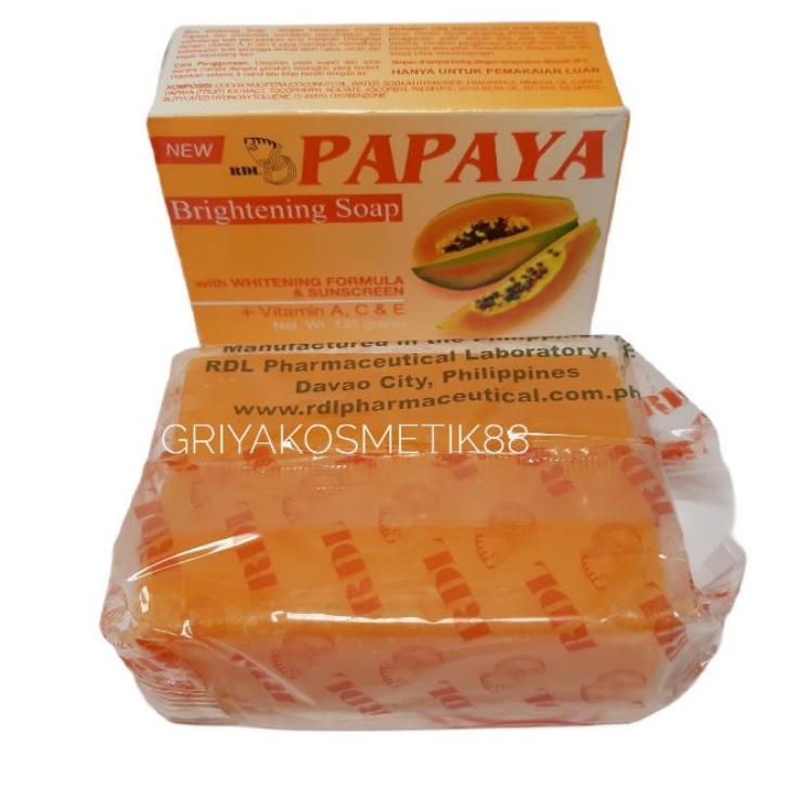 SABUN PAPAYA RDL ORIGINAL 135 GRAM