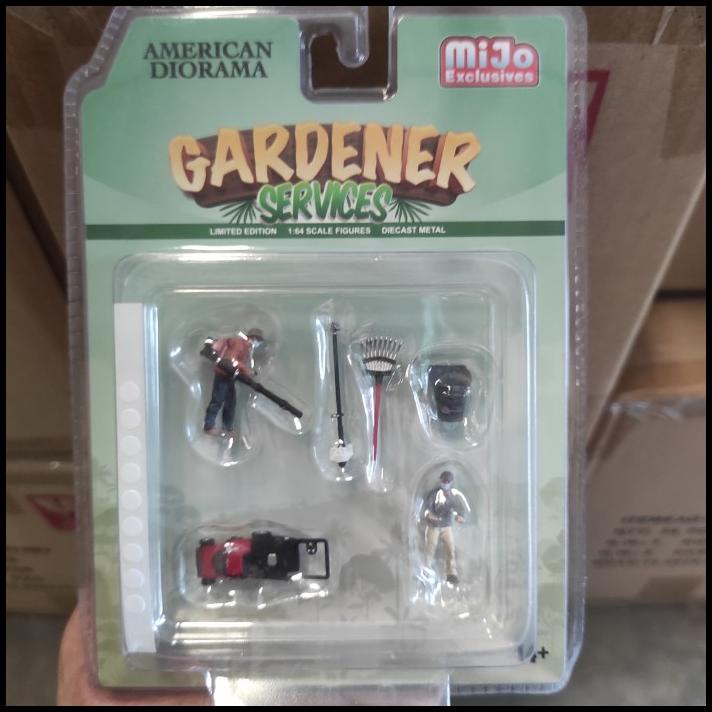 American Diorama 1/64 Gardener Services Figures