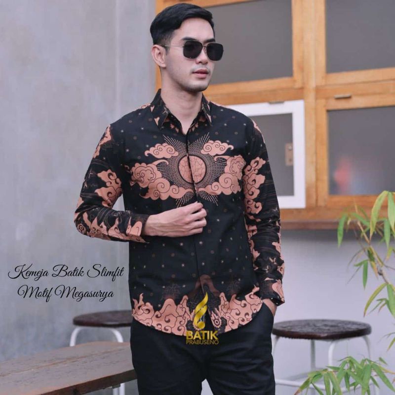 batik pria prabuseno slimfit