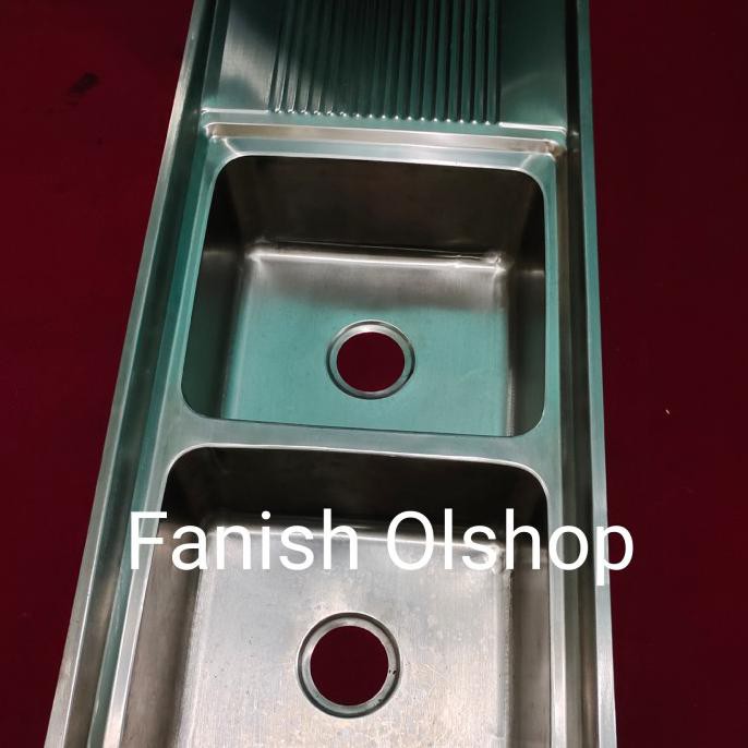 Kitchen sink FRISONE double sink/bak cuci piring 2 lubang