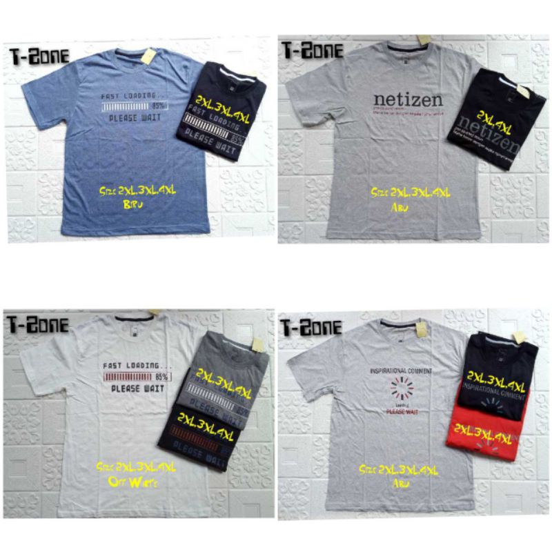 Kaos Dewasa T-zone Big Size