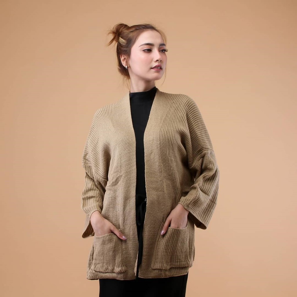 Original Diaz cardy big size jumbo fit L to XXXL real pic 1000% Bahan Rajut Tebal lembut Berkualitas-1