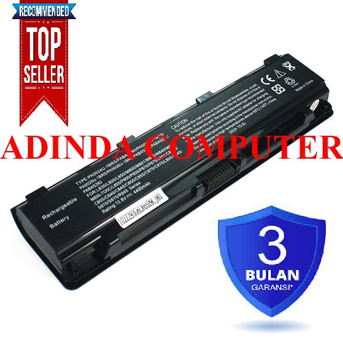 Baterai Toshiba C800 S800 S840 S845 S840D S875 S845 S845D S850