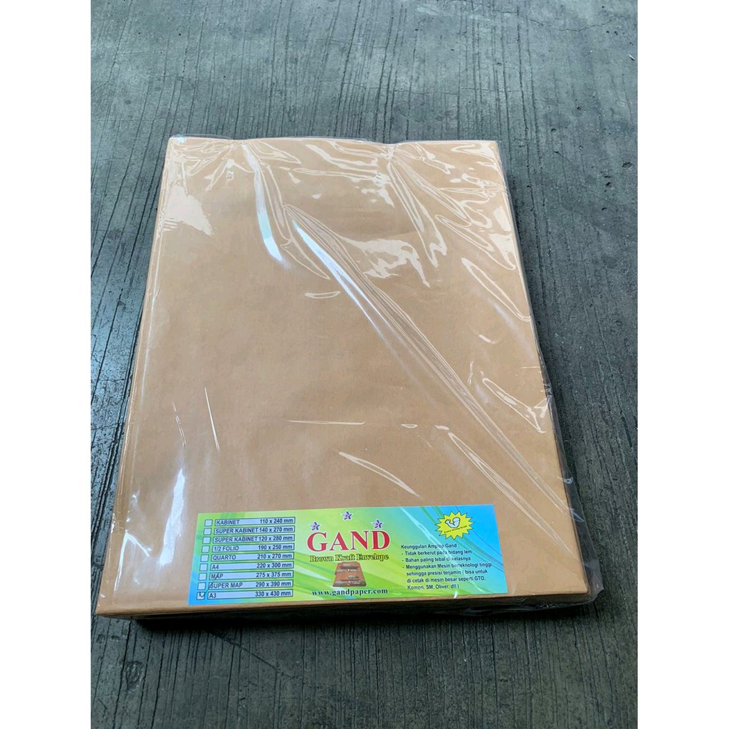 

Ready Stok Amplop Coklat A3 WPS atk Obral
