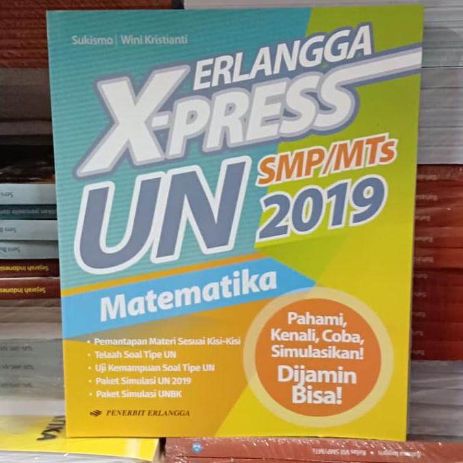 Buku Sekolah - Xpress Un Matematika Smp/Mts 2019 Erlangga Plus Kunci Jawaban
