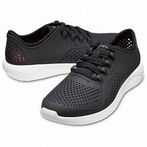 ORIGINAL 100% Crocs Literide Pacer Women's Sneakers Shoes / sepatu hitam karet