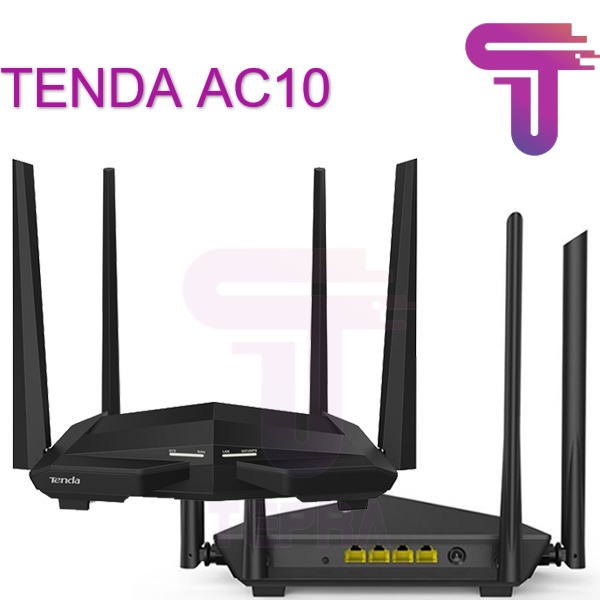 Tenda AC10 Dual-Band AC Wave WiFi Router Gigabit