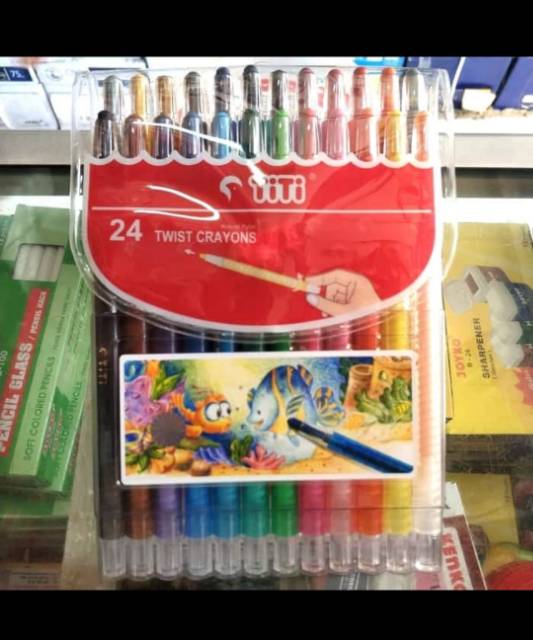 

Crayon Titi Putar / Twist 24 Warna