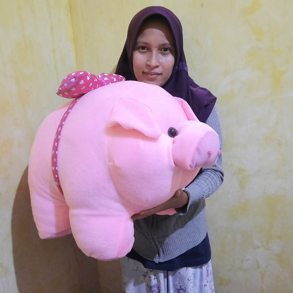 Boneka Piglet babi jumbo