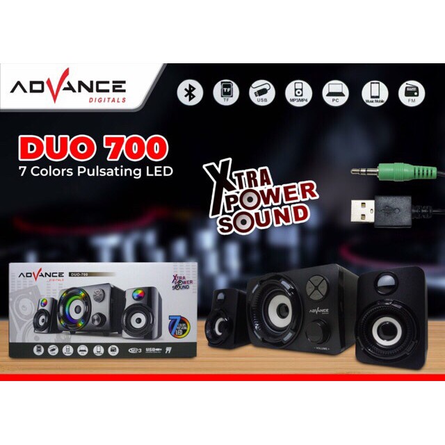 TERMURAH Speaker Aktif Advance DUO-700 Speaker ADvance Digital XTRA Power Sound