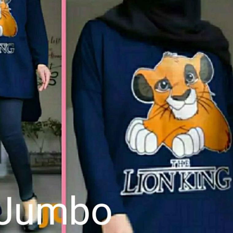 ✫ Juan C19_TUNIK JUMBO LION KING - TUNIK WANITA [LD 120CM] ○