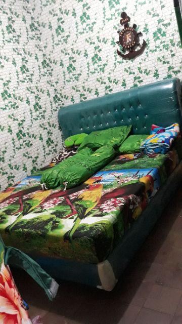 Divan Oscar Springbed Minimalis + Headboard Diamond All Size (promo Harga)