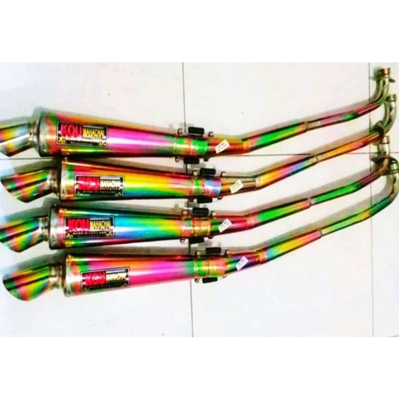knalpot racing kou bunglon pelangi pnp Supra x supra x125 Supra lama supra fit supra fit new vega r 