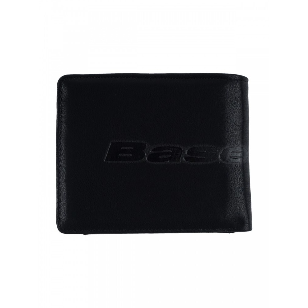 Based Club Big Base Dompet Lipat Kulit Hitam