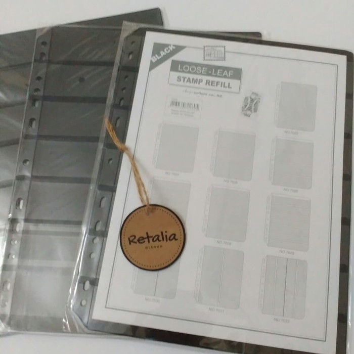 

Terlaris Refill album perangko 7 baris Elegan