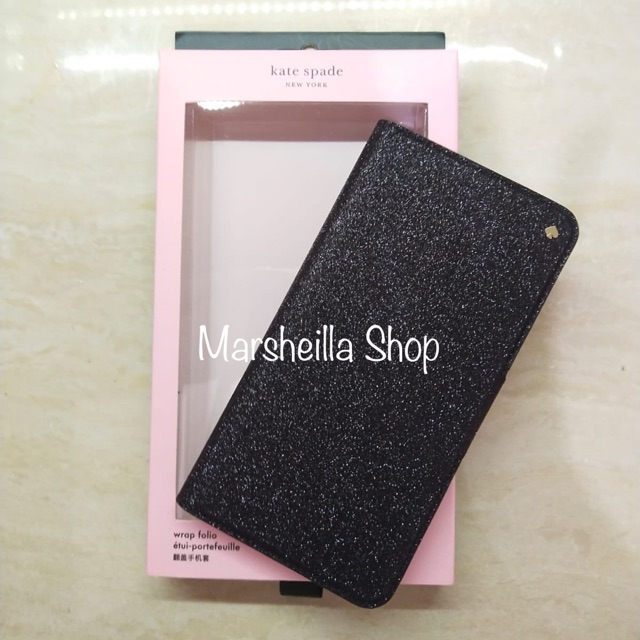 

Original KATE SPADE Glitter Wrap Folio iPhone Cases XS Max