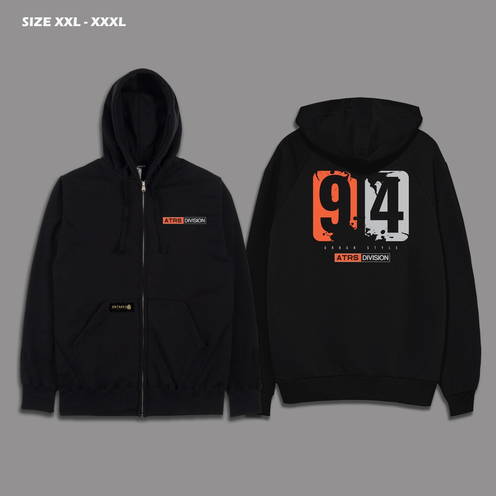 Jaket Hoodie Distro SIZE JUMBO XXL-XXXL Ziper Hoodie ART 94