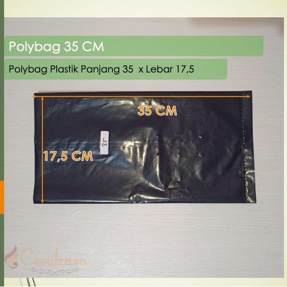 Plastik Polybag Tanaman 35 / Polibag 35x35 / Polibek 35 Harga Eceran