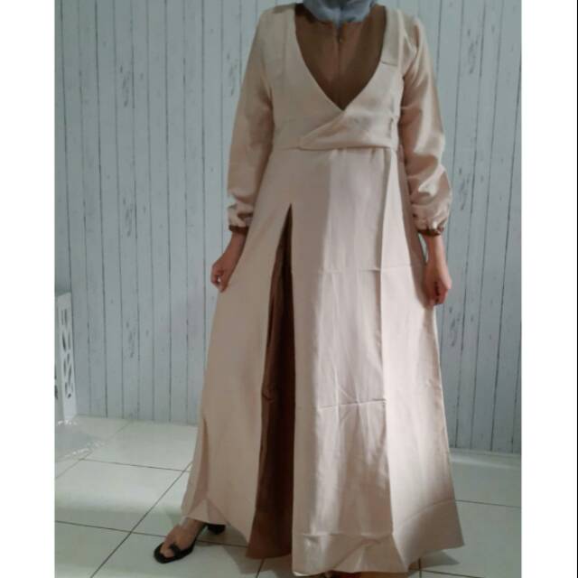 gamis two tone