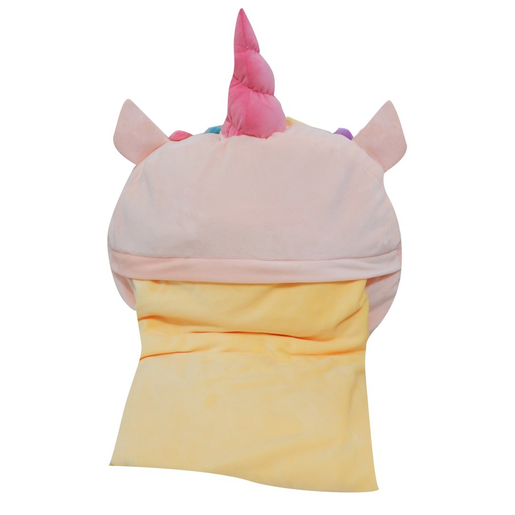 Balmut Bantal Selimut Unicorn little kuda pony lembut untuk traveling di mobil atau kamar by Istana Boneka