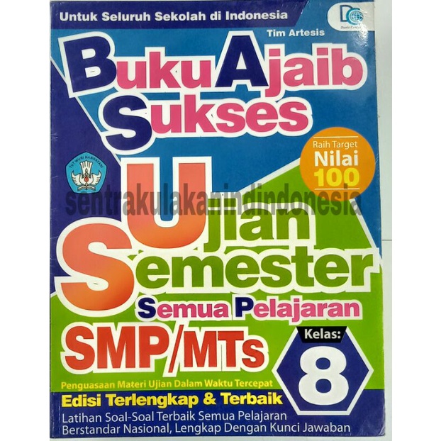 

BUKU AJAIB SUKSES UJIAN SEMESTER SEMUA PERJALANAN SMP/MTS KELAS 8