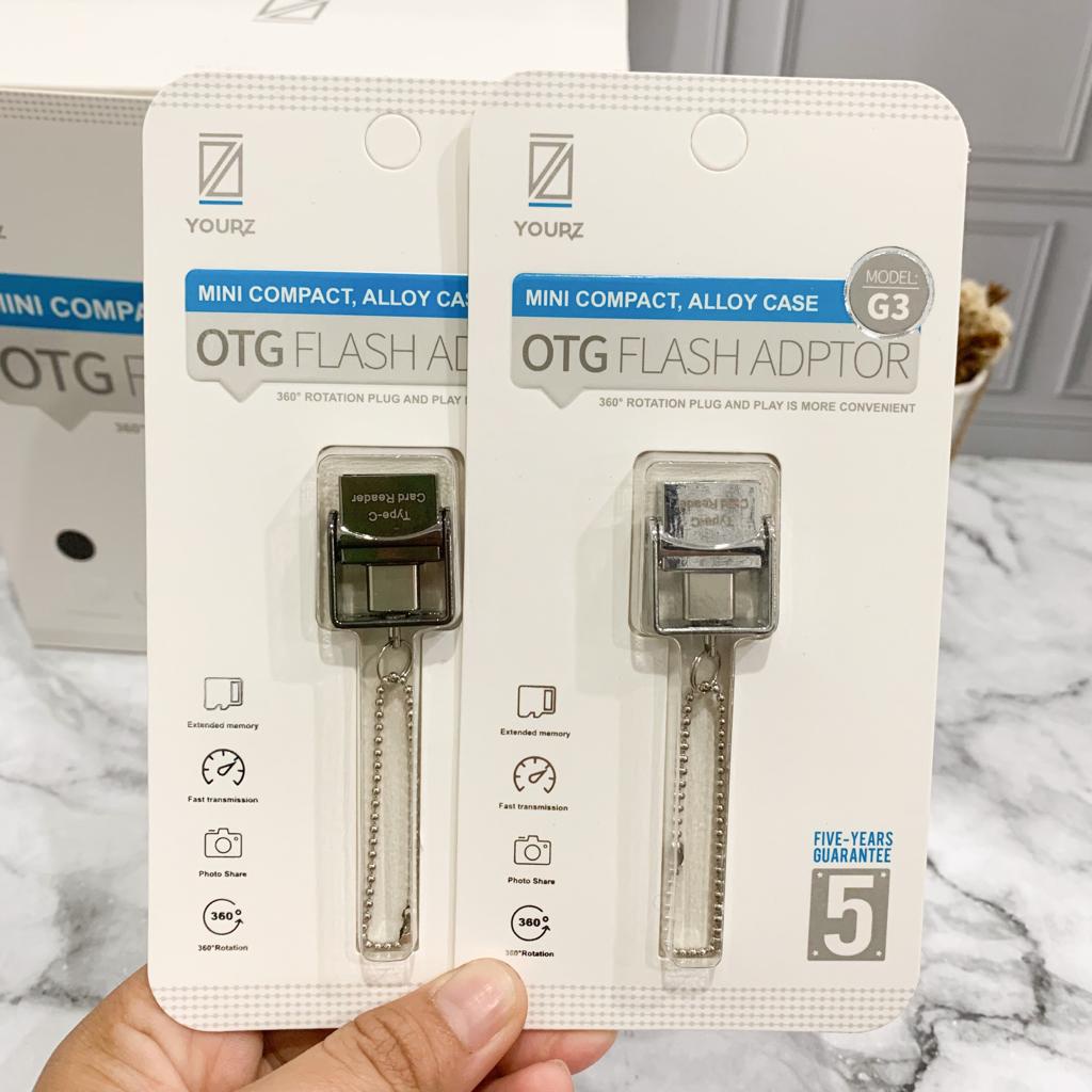 OTG YOURZ FLASH ADAPTOR G3 / OTG MICRO SD KE HP / CARD READER KE HP