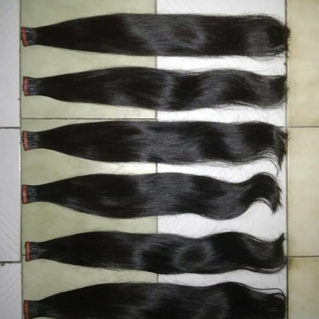 Rambut Sambungan 60cm Super 100% Rambut Asli Potongan | Rambut Sambung | Hair Extension 100 Helai