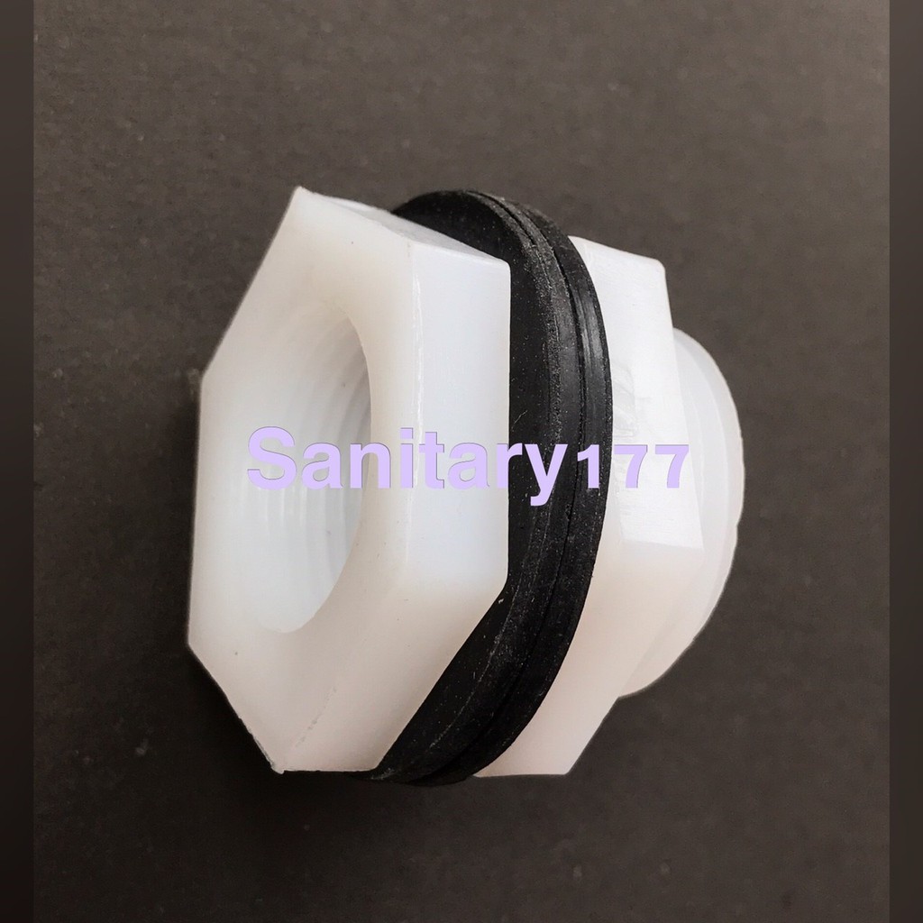 Vault Ring 1 Inch Murah - Fitting Vaut Ring Mur mor Toren air tangki Bulkhead Vokring Sambungan /C36