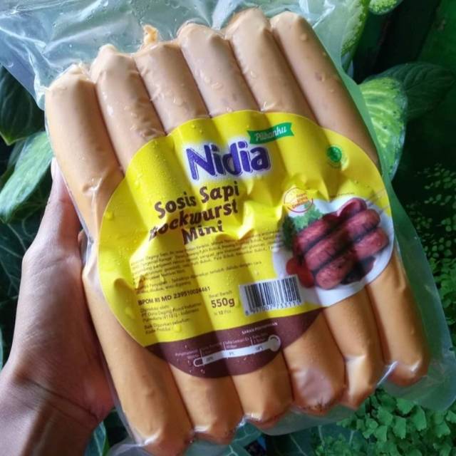 

Sosis sapi Nidia isi 12pcs