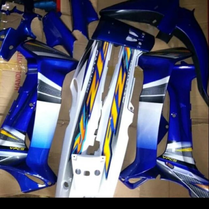 READY yamaha f1zr cover body set halus biru putih