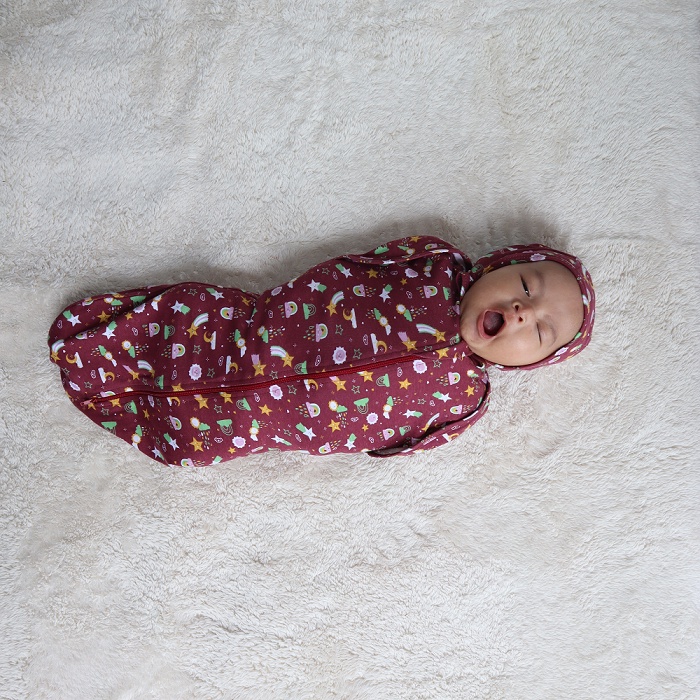 Cuddle Me Hybrid Baby SwaddlePod Bedong Bayi Instan Modern Praktis Swaddle Topi Original Cuddleme