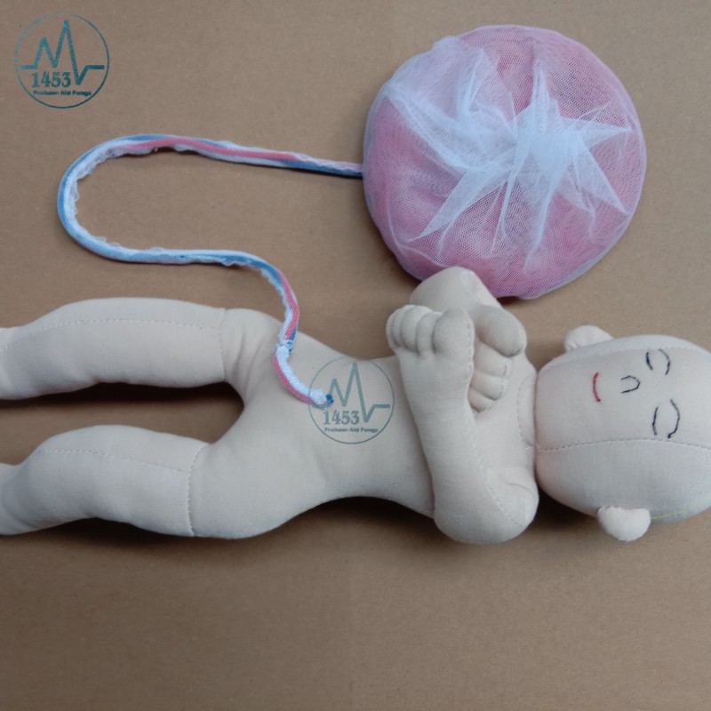 RB22 Bayi Dan Plasenta Bahan Kain Alat/Peraga/Phantom/Manikin/Akper/Kebidanan