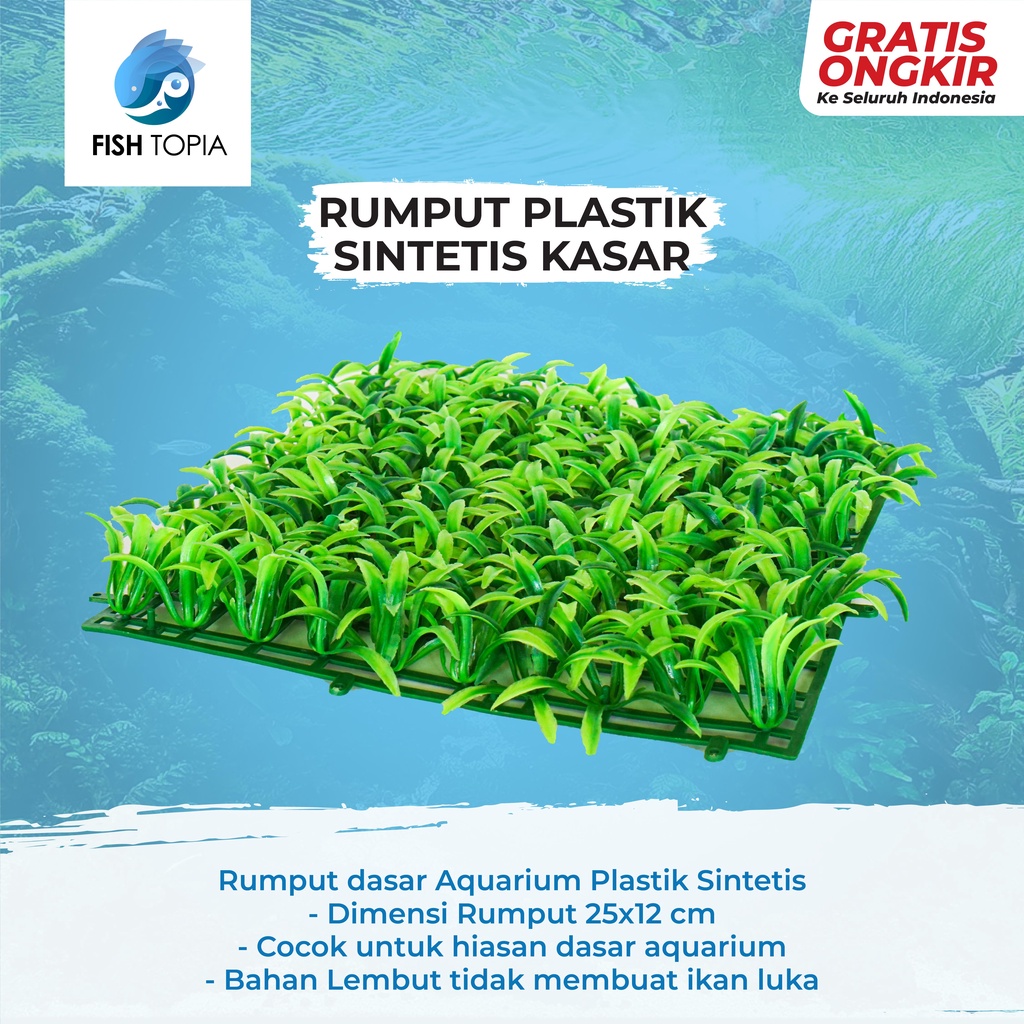 Jual Alas Rumput Sintetis Akuarium Hiasan Karpet Aquarium Background Foto Ikan Cupang Size