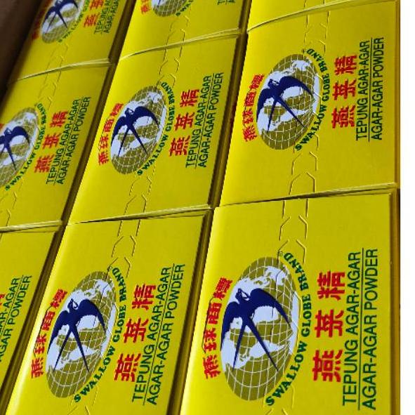 

✦ AGAR AGAR ASLI SWALLOW GlOBE ASLI, SEPACK 12 BKS ♙