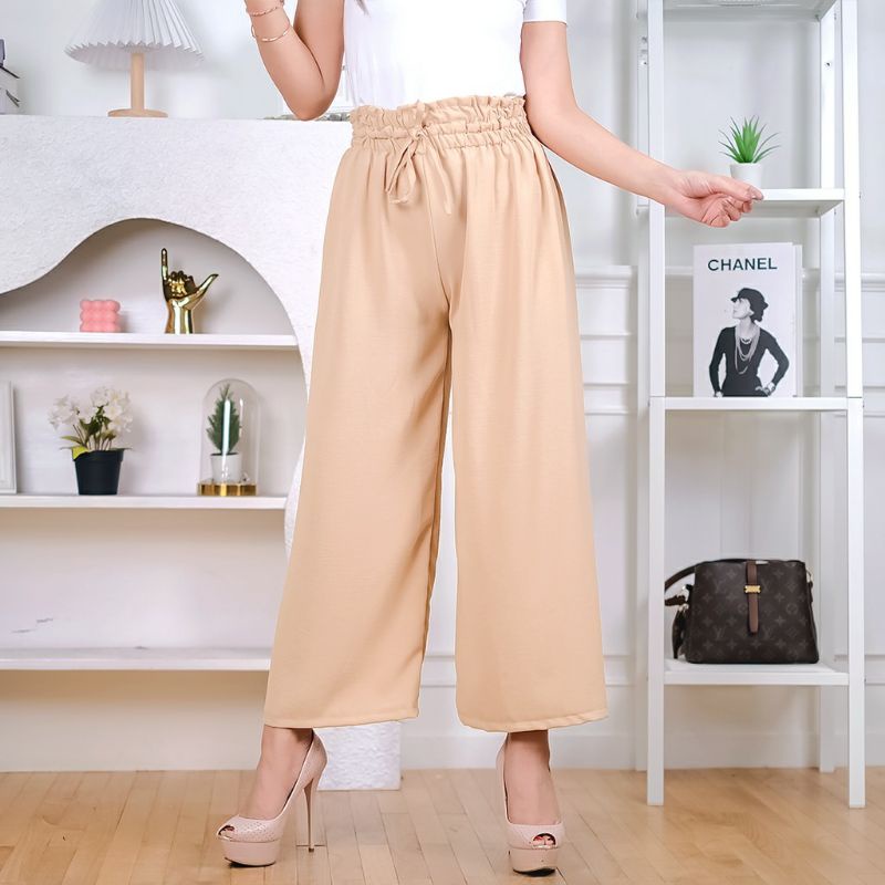 Celana kulot CRINCLE ⭐⭐ Rubby Highwaist