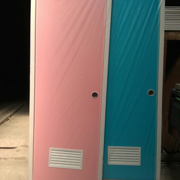 pintu pvc kamar mandi / pintu kamar mandi polos warna ILUVA